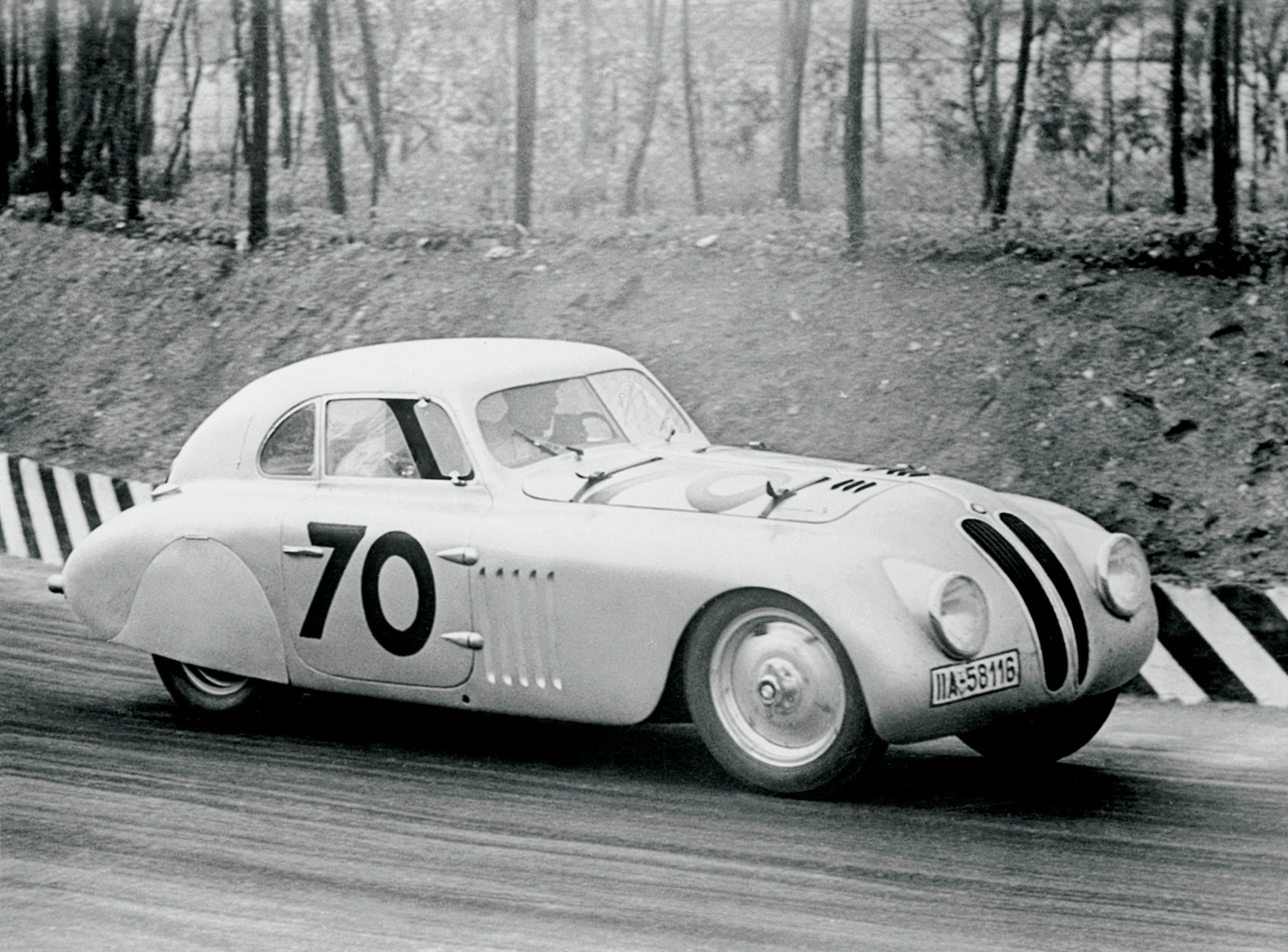 racing car on track