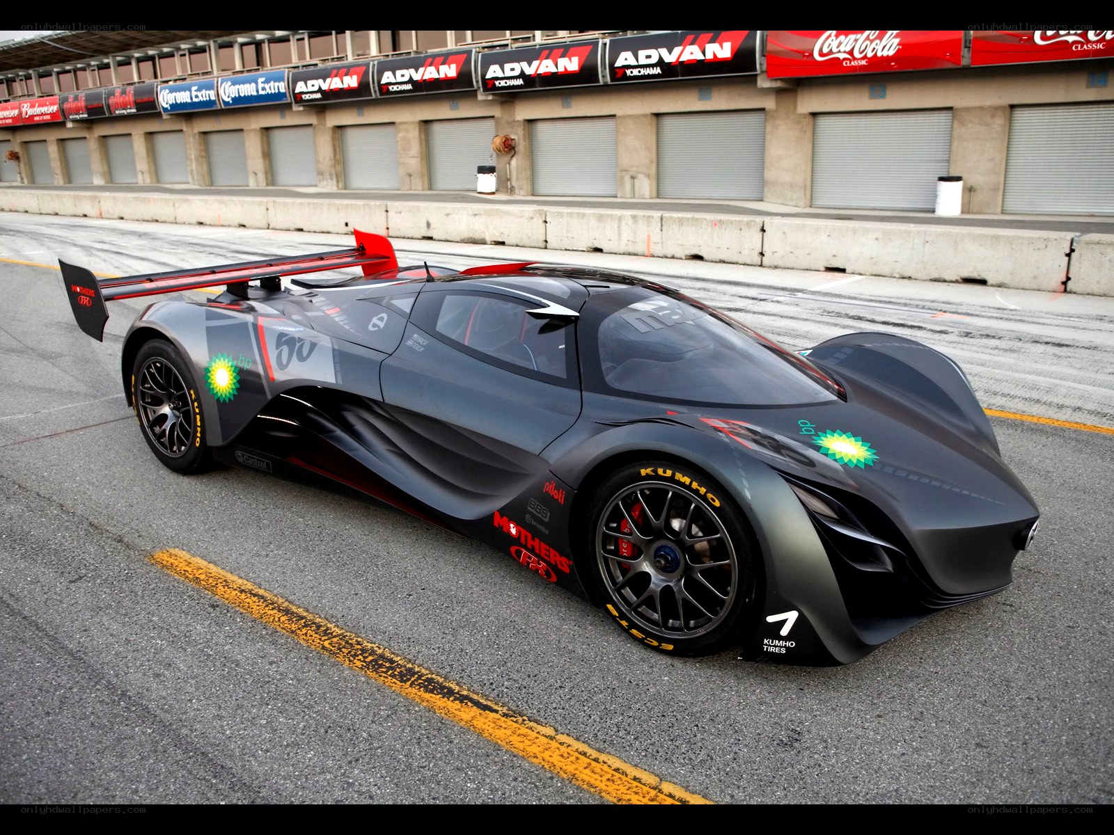 racing car on track
