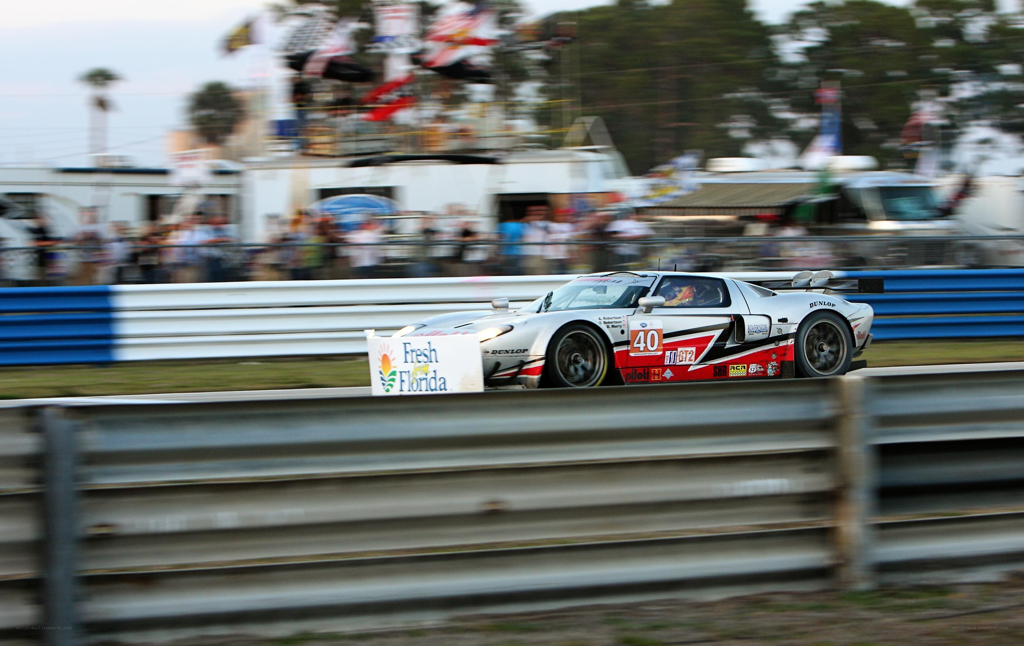 racing car on track