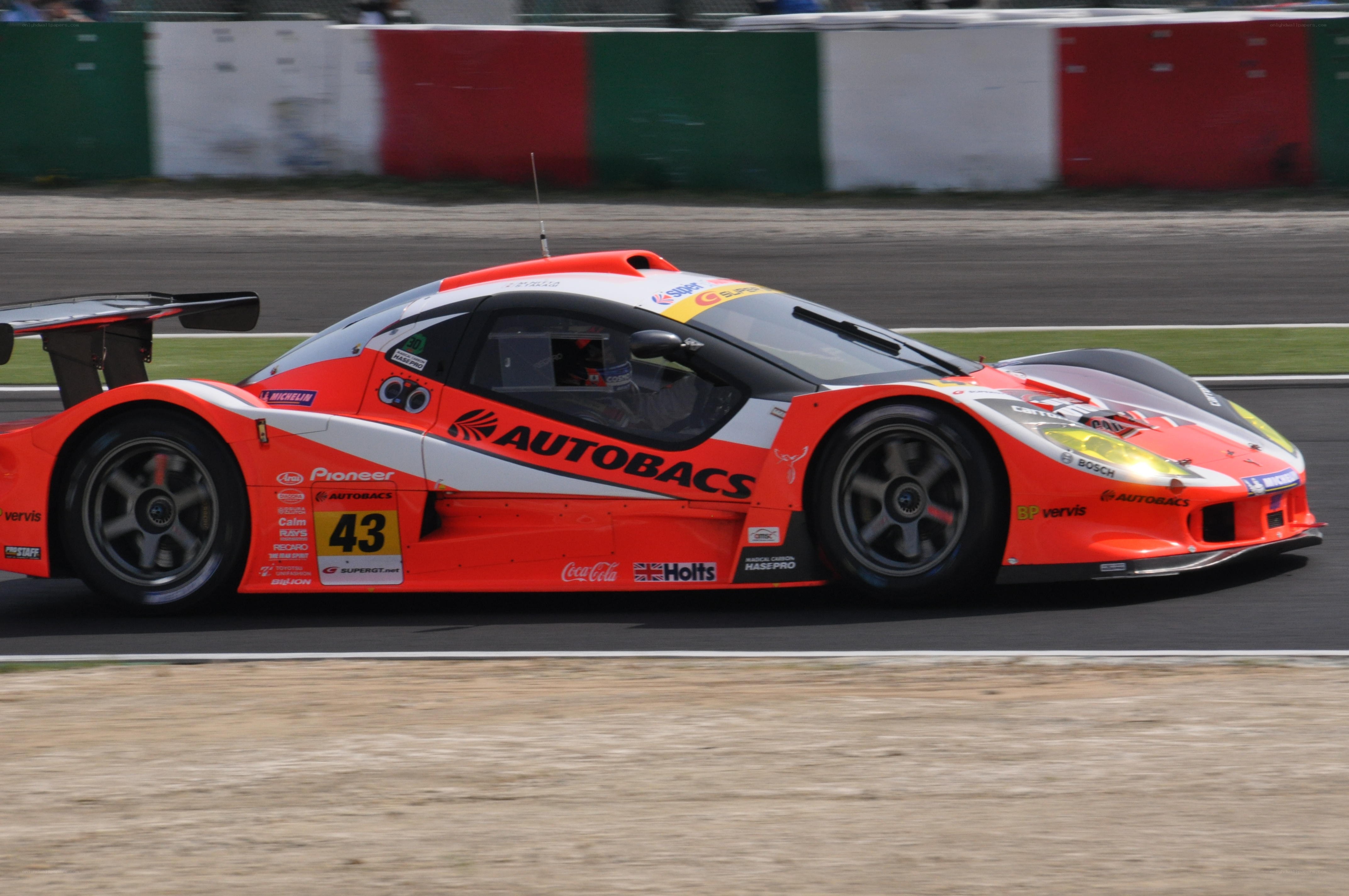 racing car on track