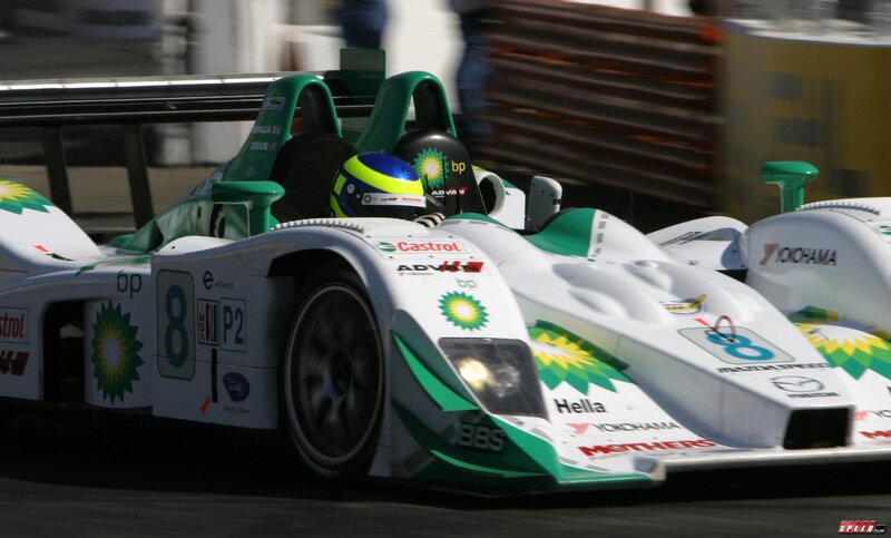 racing car on track