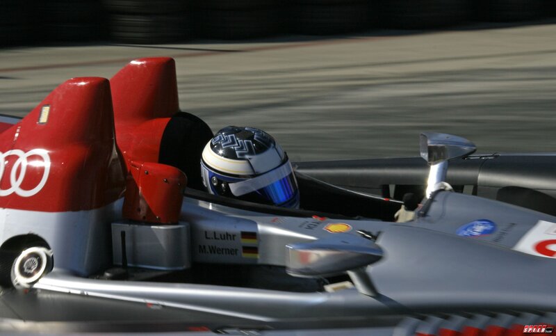 racing car on track