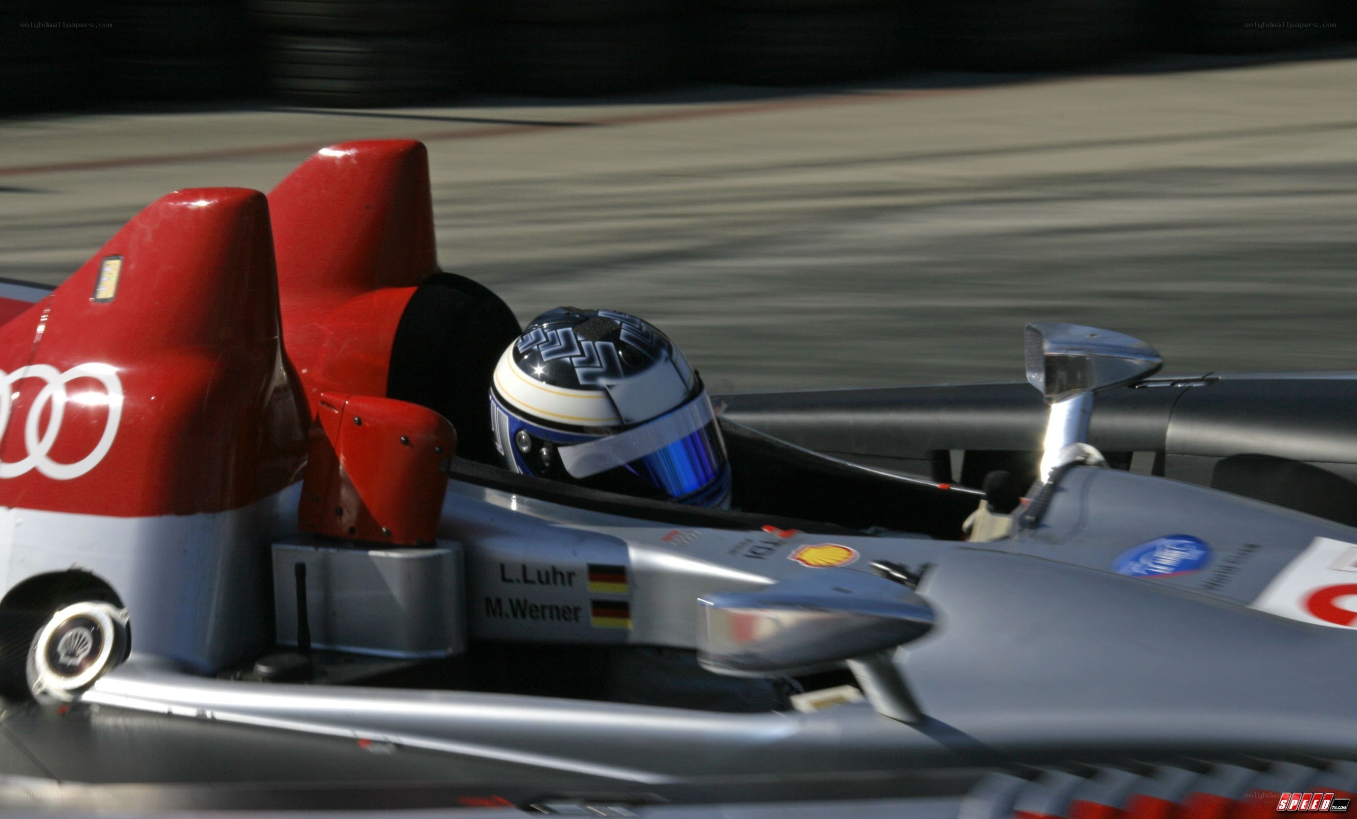 racing car on track