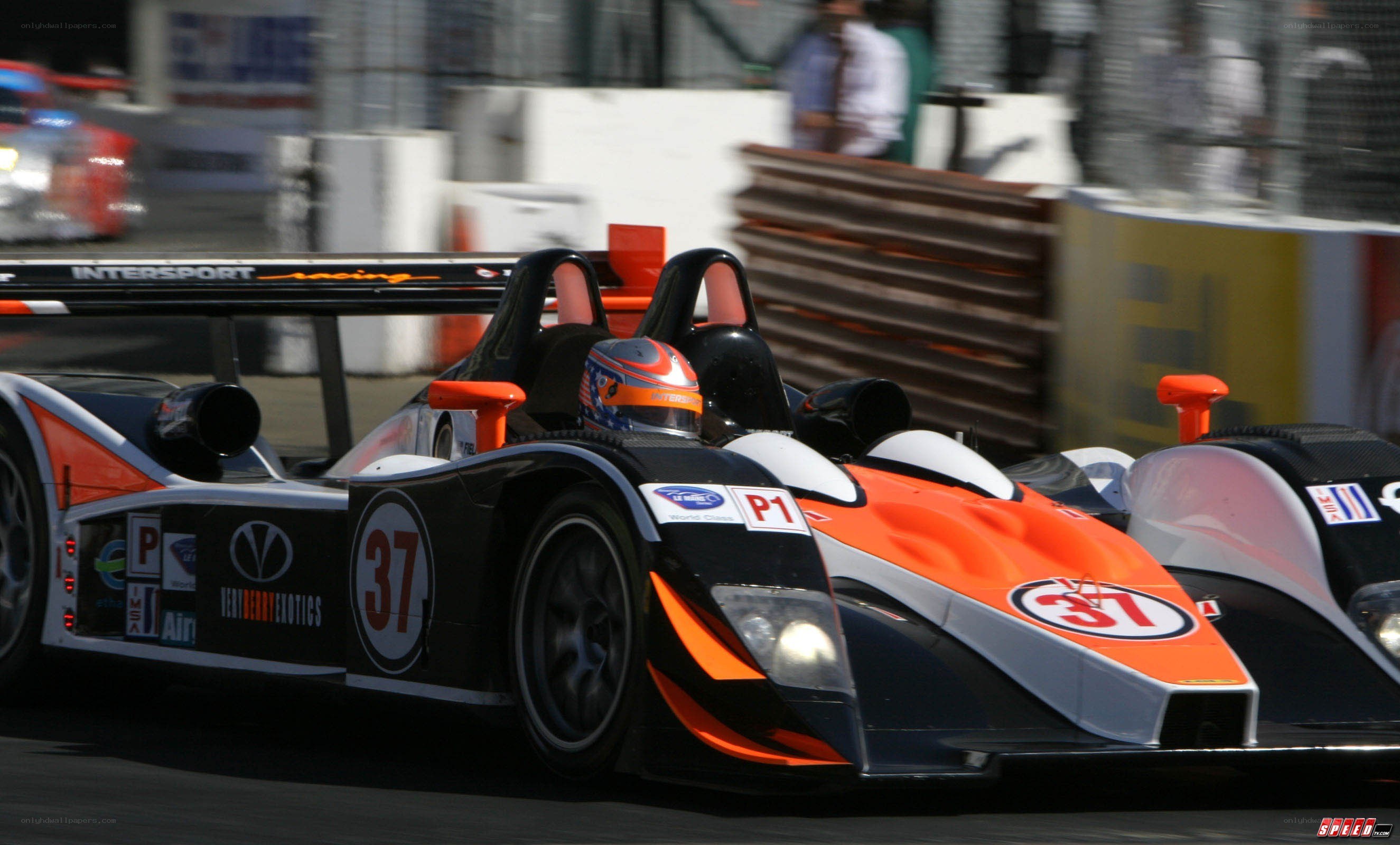 racing car on track