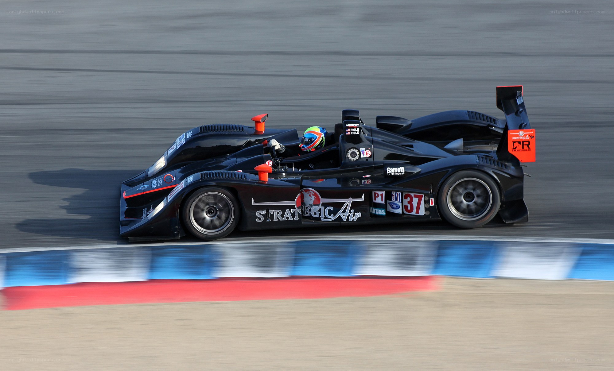 racing car on track