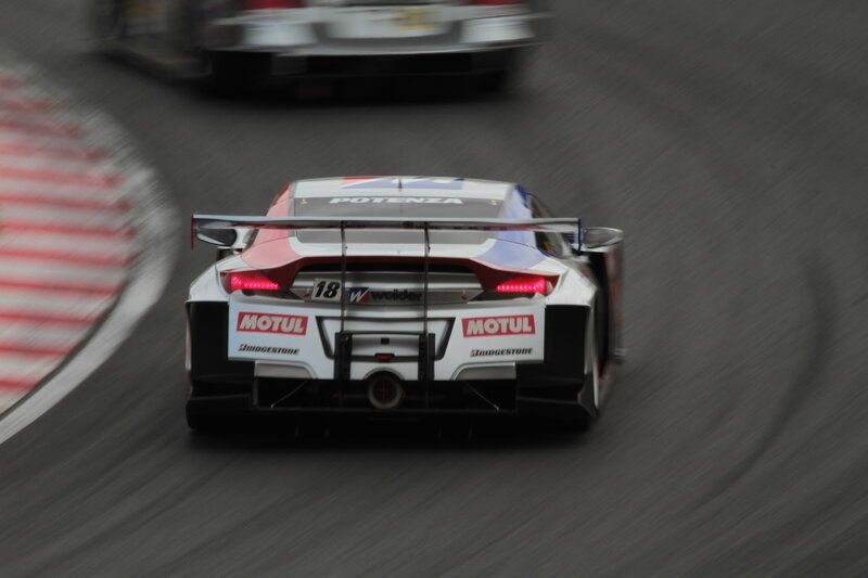 racing car on track