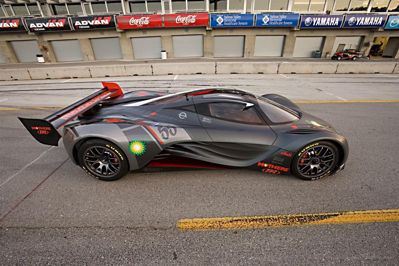 racing car on track