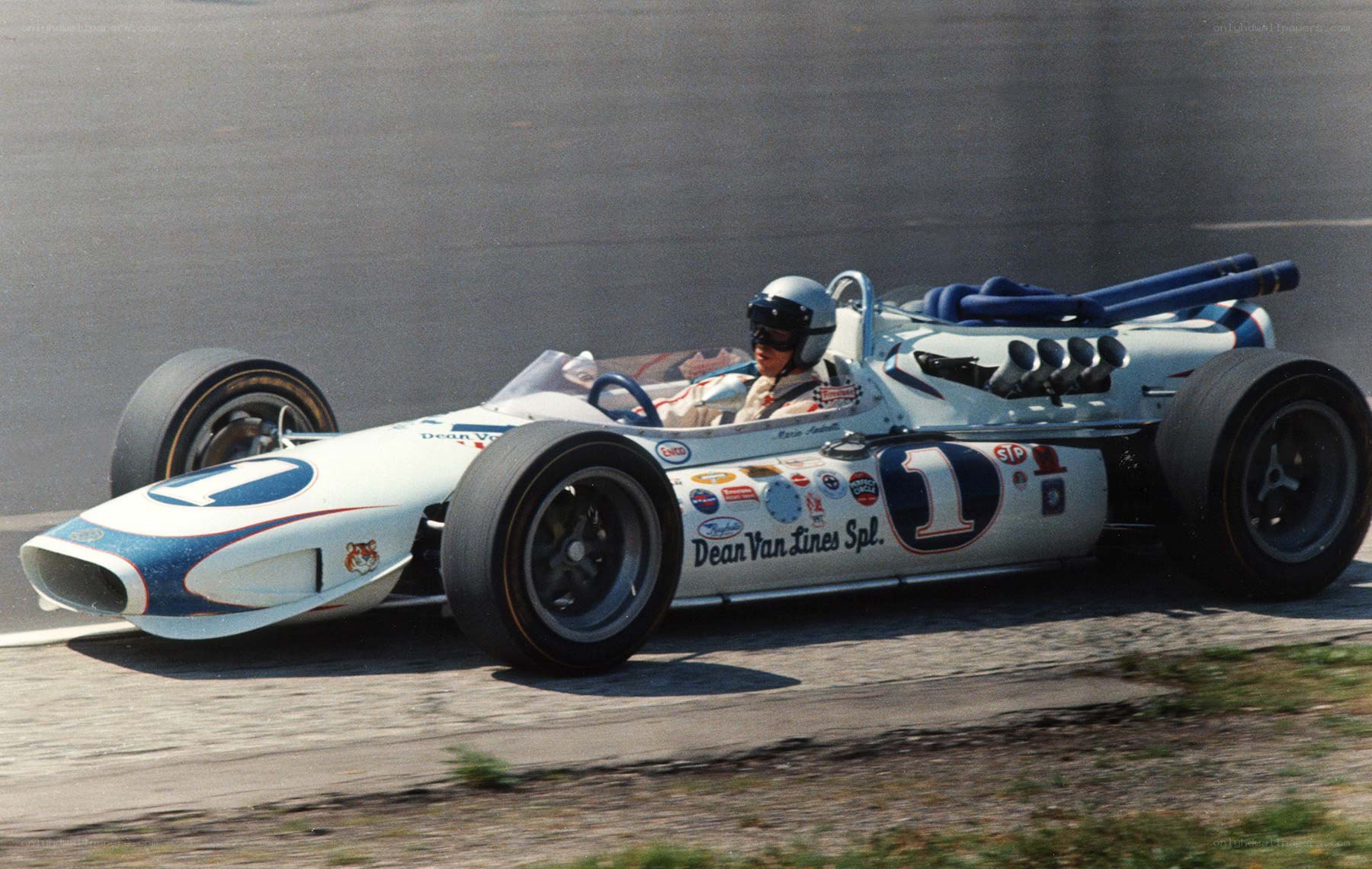 racing car on track