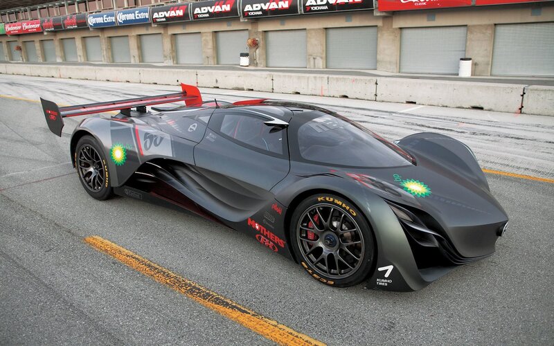 racing car on track