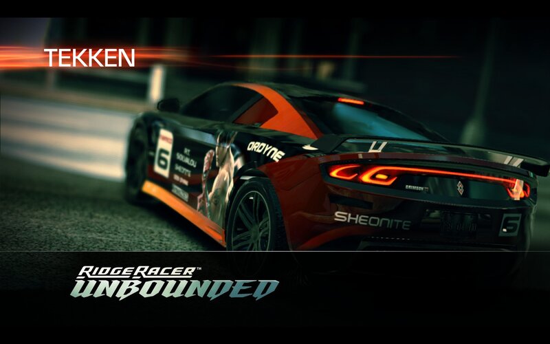 Racing Car on Track — Black, Dark