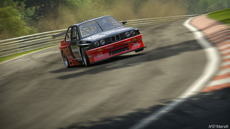 Racing Car on Track — Black, Dynamic, Afternoon, 3d Render