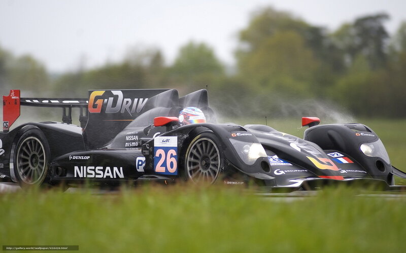 Racing Car on Track — Black, Dynamic, Photograph, Driver, Grass