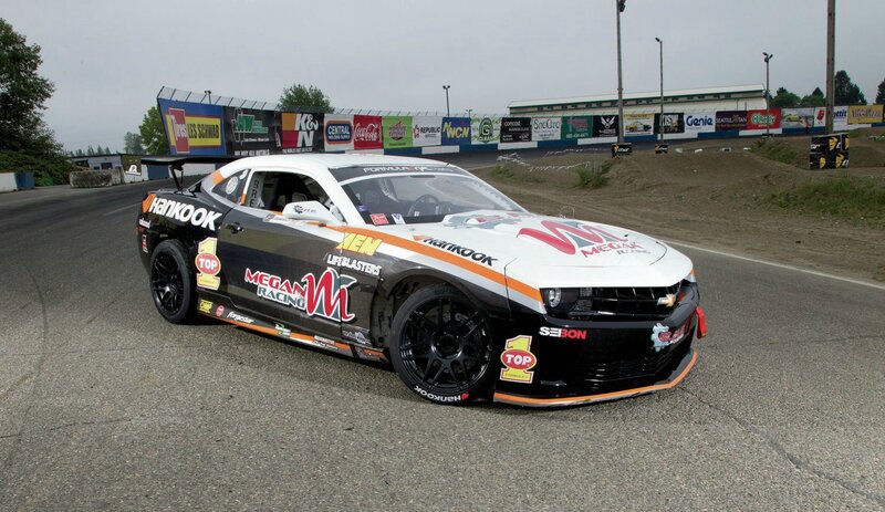 Racing Car on Track — Black, Neutral
