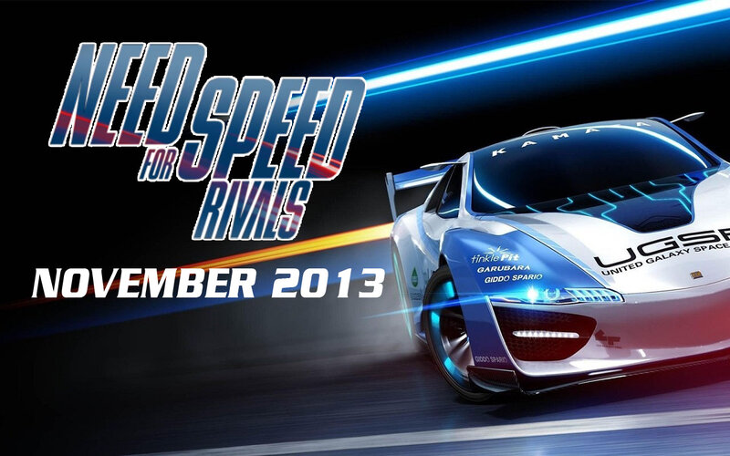 Racing Car on Track — Blue, Dynamic, Night