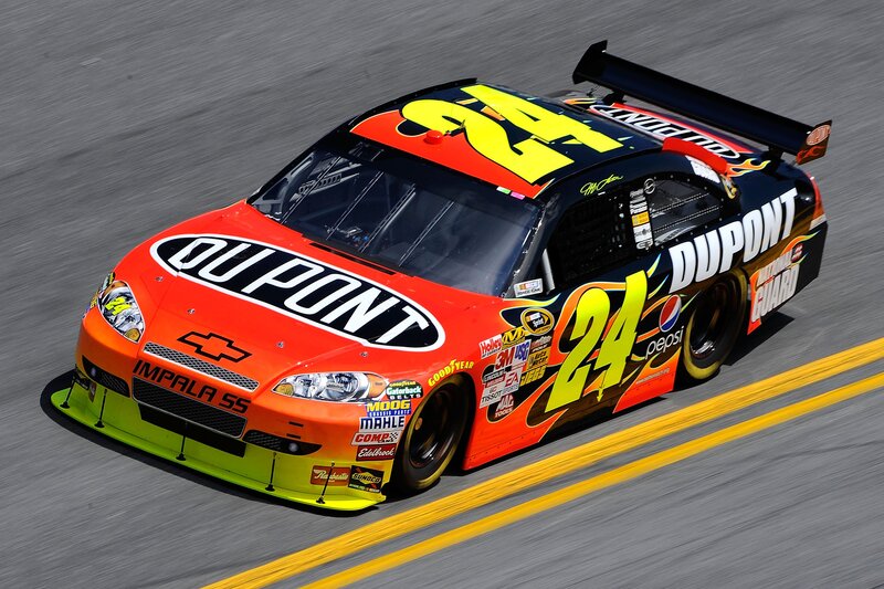 Racing Car on Track — Orange, Dynamic, Afternoon, Photograph, Race Car