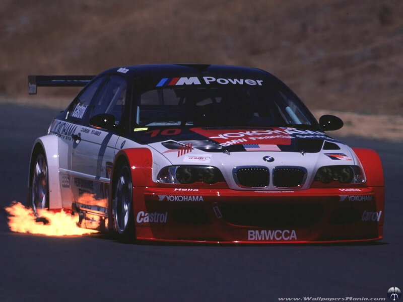 Racing Car on Track — Red, Dramatic