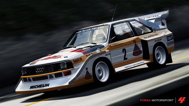 Racing Car on Track — White, Dynamic, 3d Render, Race Car