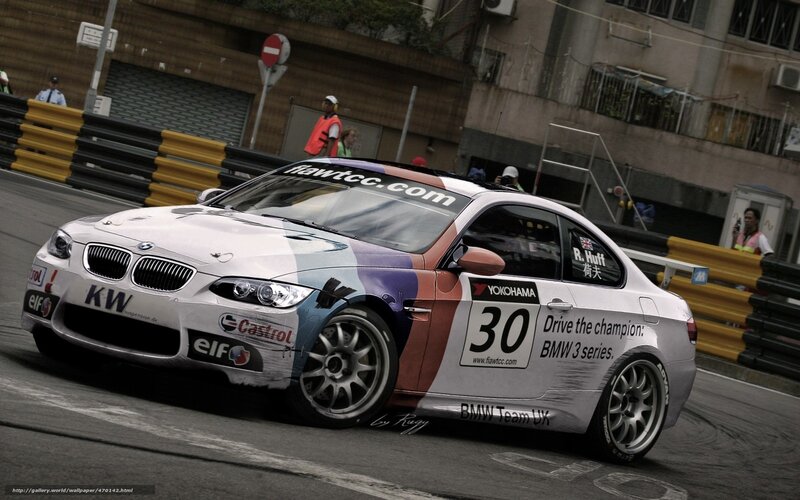 Racing Car on Track — White, Dynamic, Afternoon, Photograph, Race Car, Guardrail