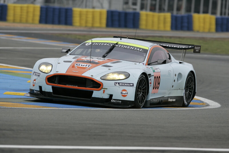 Racing Car on Track — White, Dynamic, Afternoon