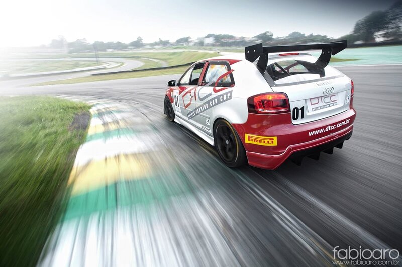 Racing Car on Track — White, Dynamic, Photograph, Race Car, Tire