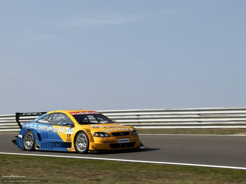 Racing Car on Track — Yellow, Dynamic, Afternoon