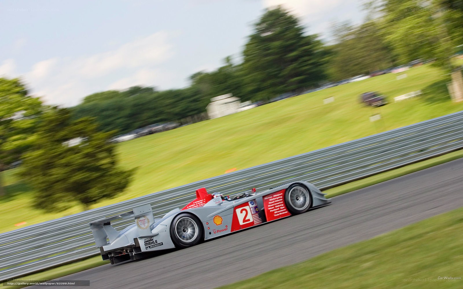 racing car on track