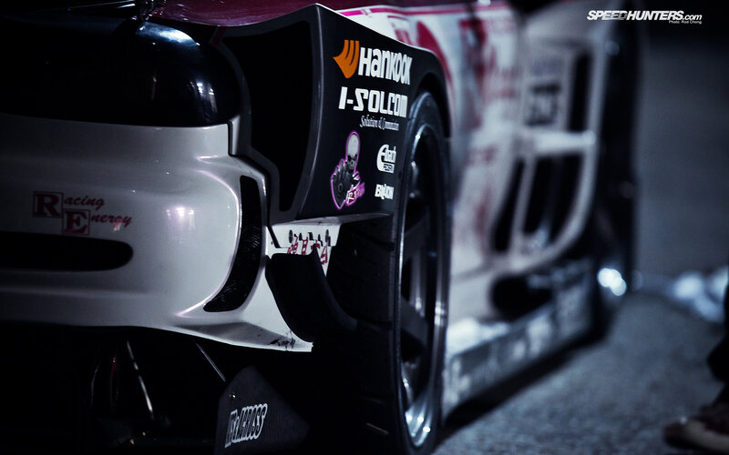 racing car rear view