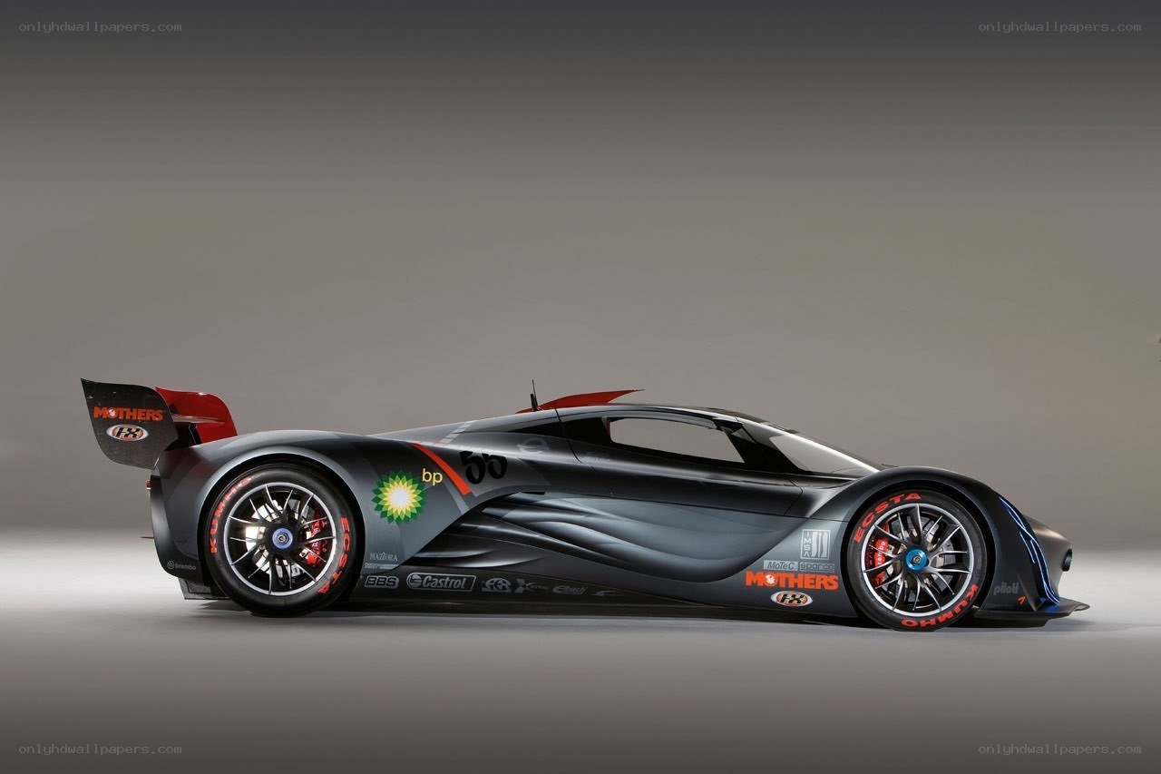 racing car side profile