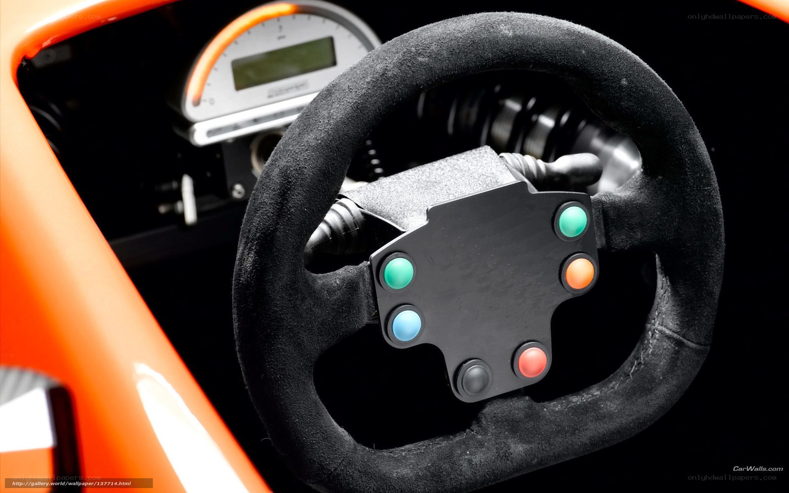 racing car steering wheel