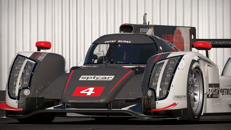 racing car with number 4