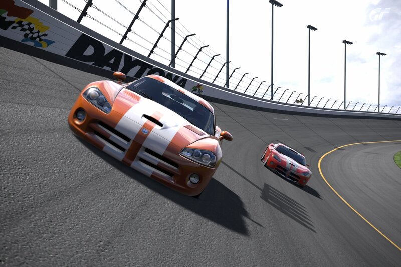 racing cars at daytona