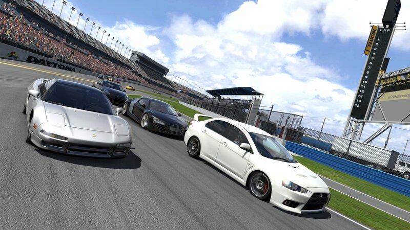 racing cars at daytona