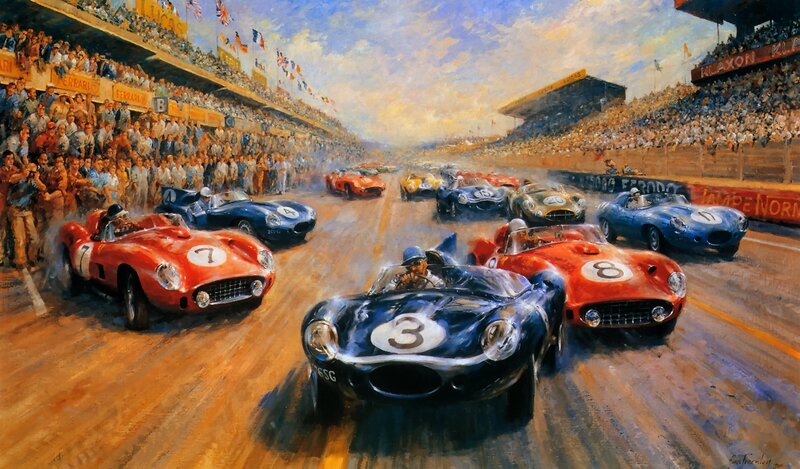 Racing Cars at Start