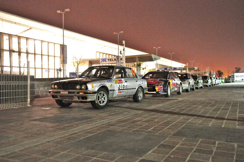 Racing Cars in Line