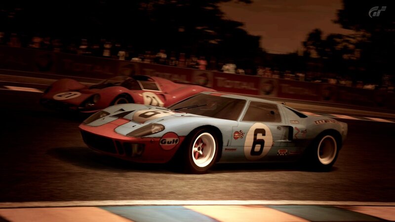 racing cars on a track