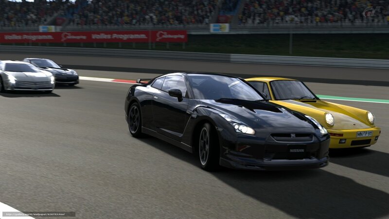 racing cars on a track