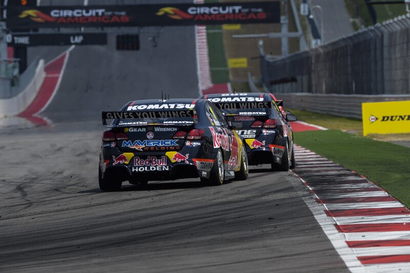 racing cars on a track