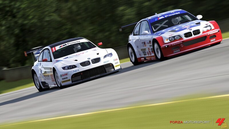 racing cars on a track