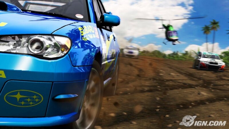 racing cars on dirt track