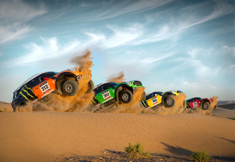 Racing Cars on Dunes