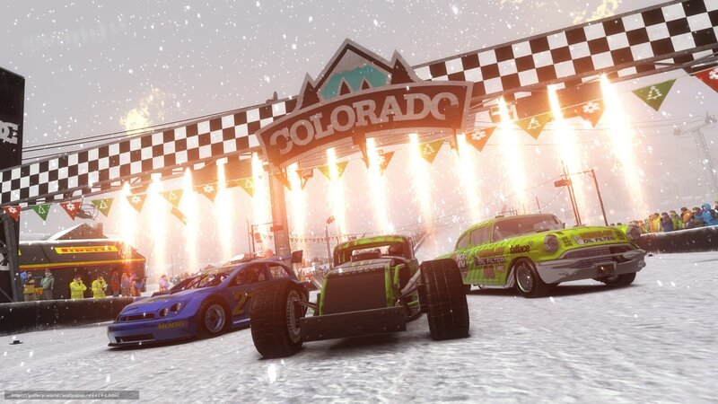Racing Cars on Snow