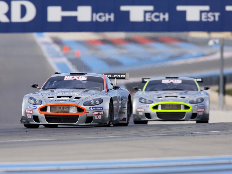 Racing Cars on Track — Silver