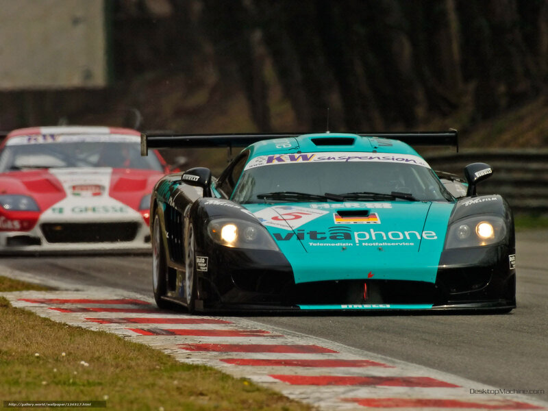 Racing Cars on Track — Teal, Dynamic
