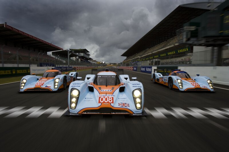 Racing Cars on Track — White, Dramatic, Photograph
