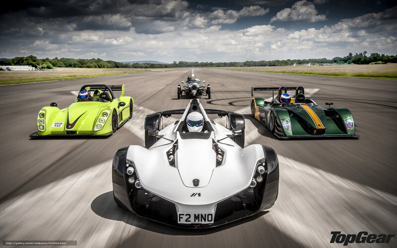 Racing Cars on Track — White, Dynamic, Afternoon, Photograph, Sky