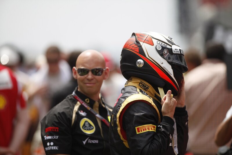 racing driver and team member