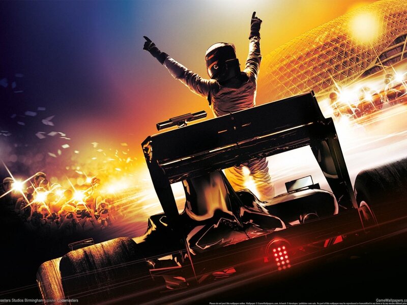 Racing Driver Celebrating — Black