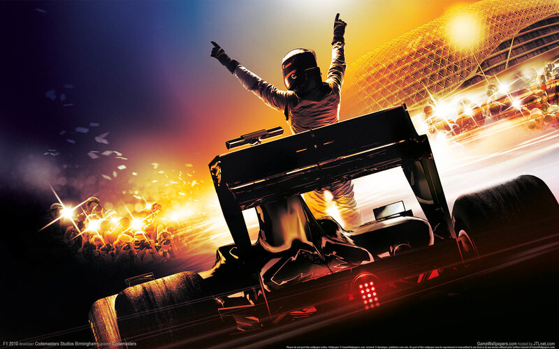 Racing Driver in Car — Black