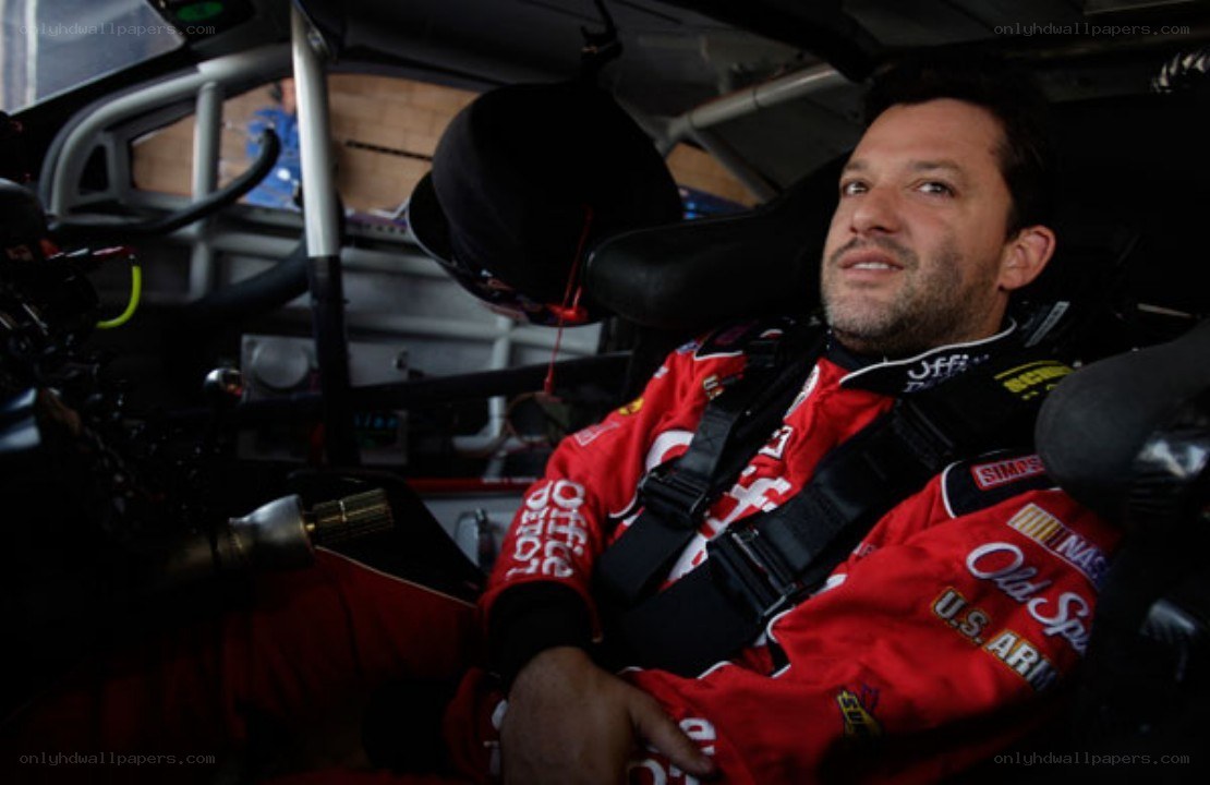 racing driver in cockpit