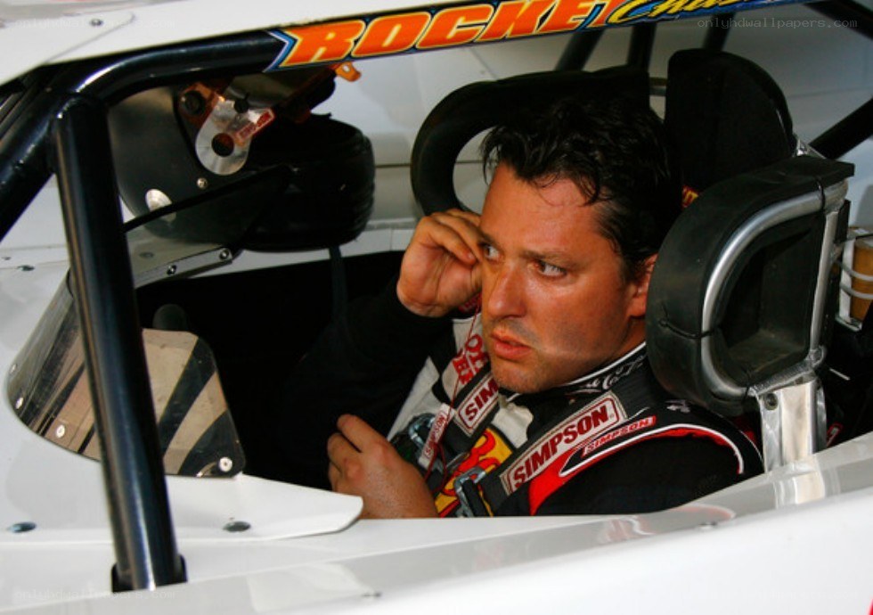 racing driver in cockpit